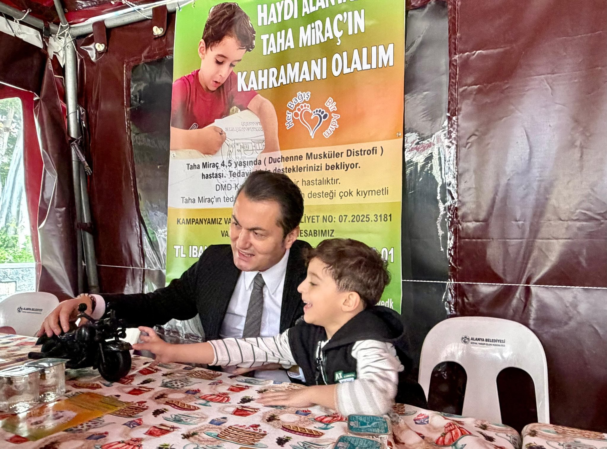 KAYMAKAM ÖZTÜRK'TEN TAHA MİRAÇ'A DESTEK