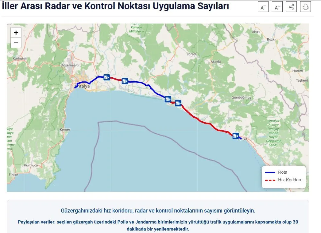 Radar sürprizine son: Alanya–Antalya hattında yeni dönem