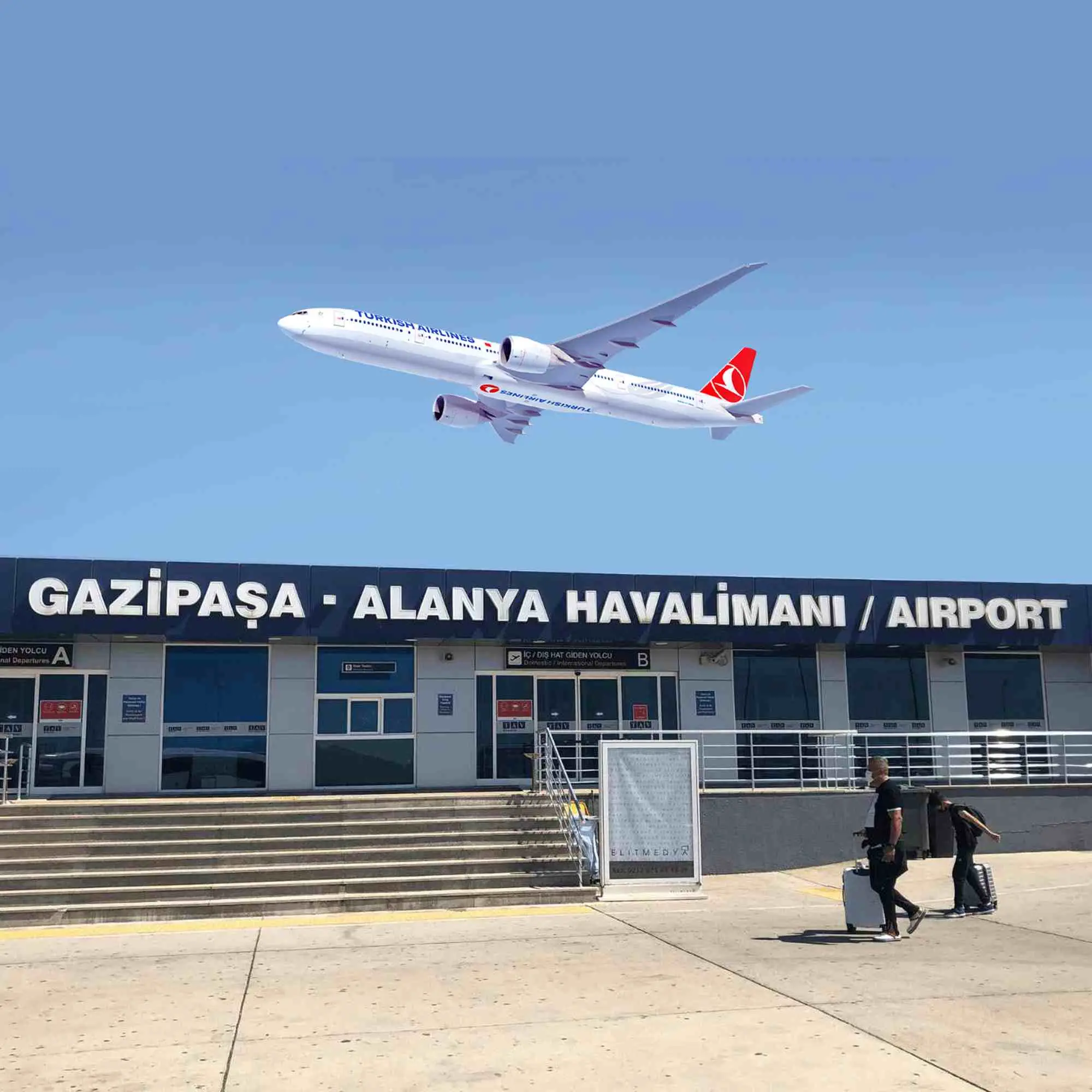 ALANYA-GAZİPAŞA HAVALİMANINDA UÇUŞLAR İPTAL