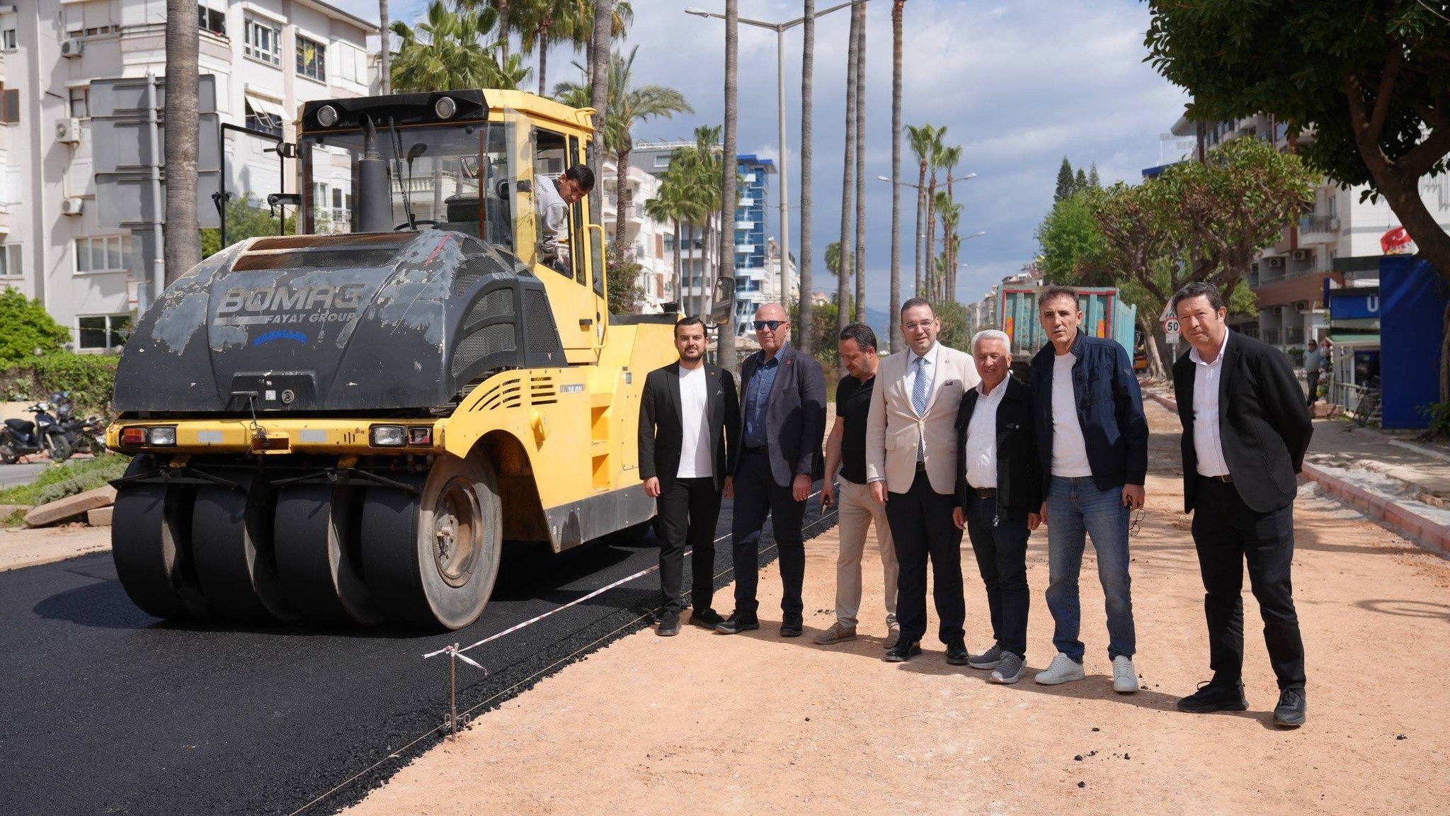 ALANYA'DA ASFALT SEFERBERLİĞİ