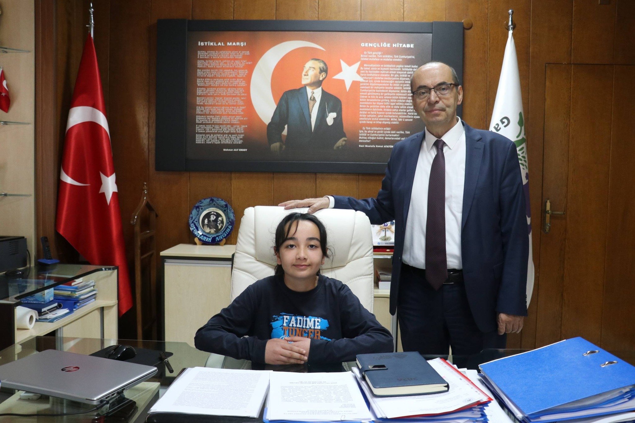 BAŞKAN YILMAZ KOLTUĞU DEVRETTİ