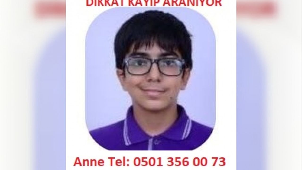 ALANYA, 13 YAŞINDAKİ ENEŞ'İ ARIYOR