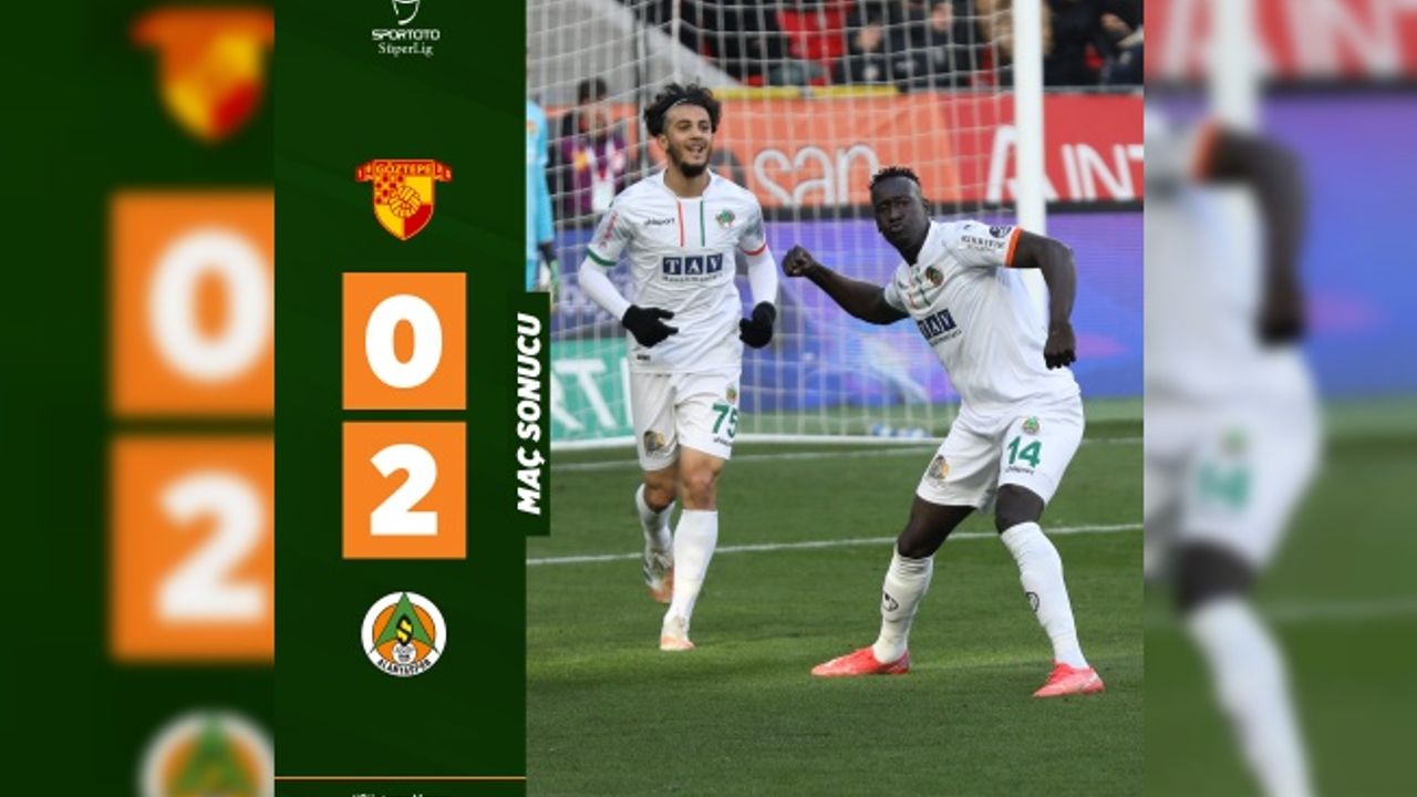 Alanyaspor, Göztepe'nin umutlarını yıktı!