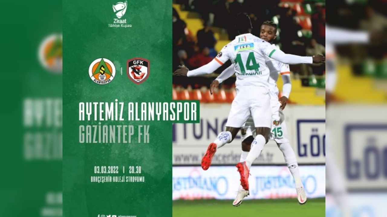 Alanyaspor'un kupada konuğu Gaziantep FK