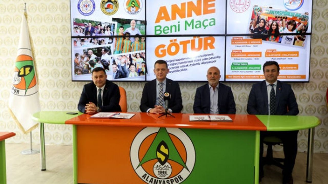 ALANYASPOR AHENK PROJESİ’NDE İMZALAR ATILDI