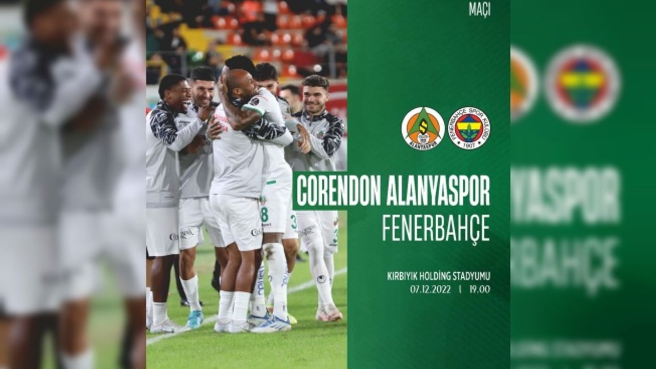 Alanyaspor, Fenerbahçe ile oynuyor
