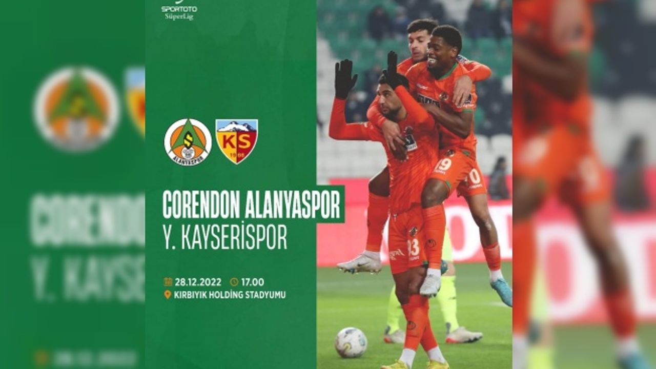 Alanyaspor, Kayserispor'u konuk edecek