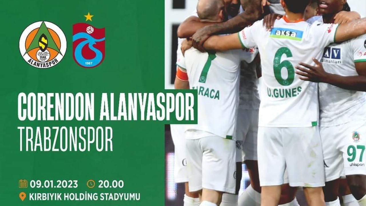 Alanyaspor'un bugünkü rakibi Trabzonspor