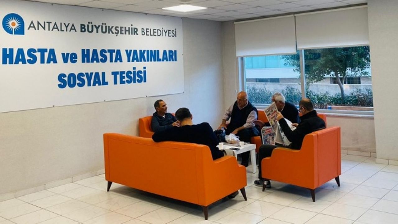 Büyükşehir, hasta ve hasta yakınlarını evinde hissettiriyor