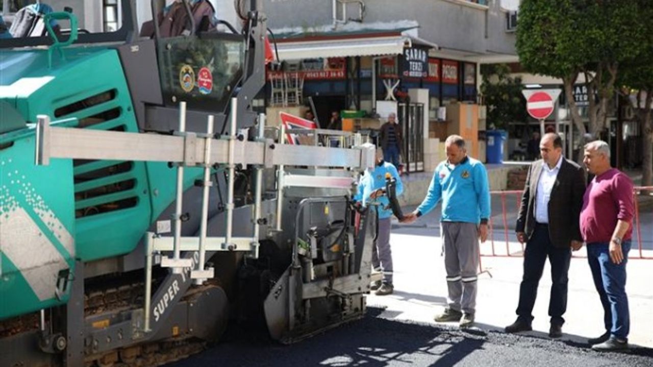 ALANYA'DA ASFALT YENİLENİYOR