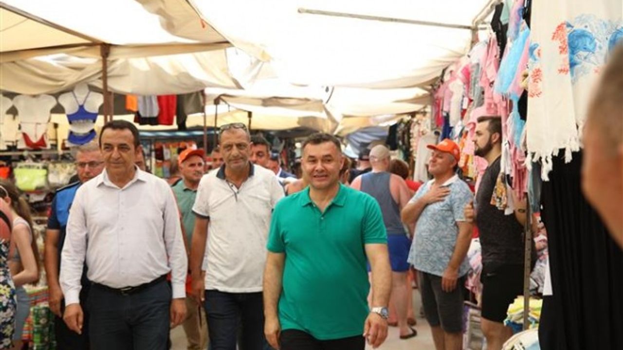 TÜRKLER PAZAR YERİ DUALARLA HİZMETE AÇILDI