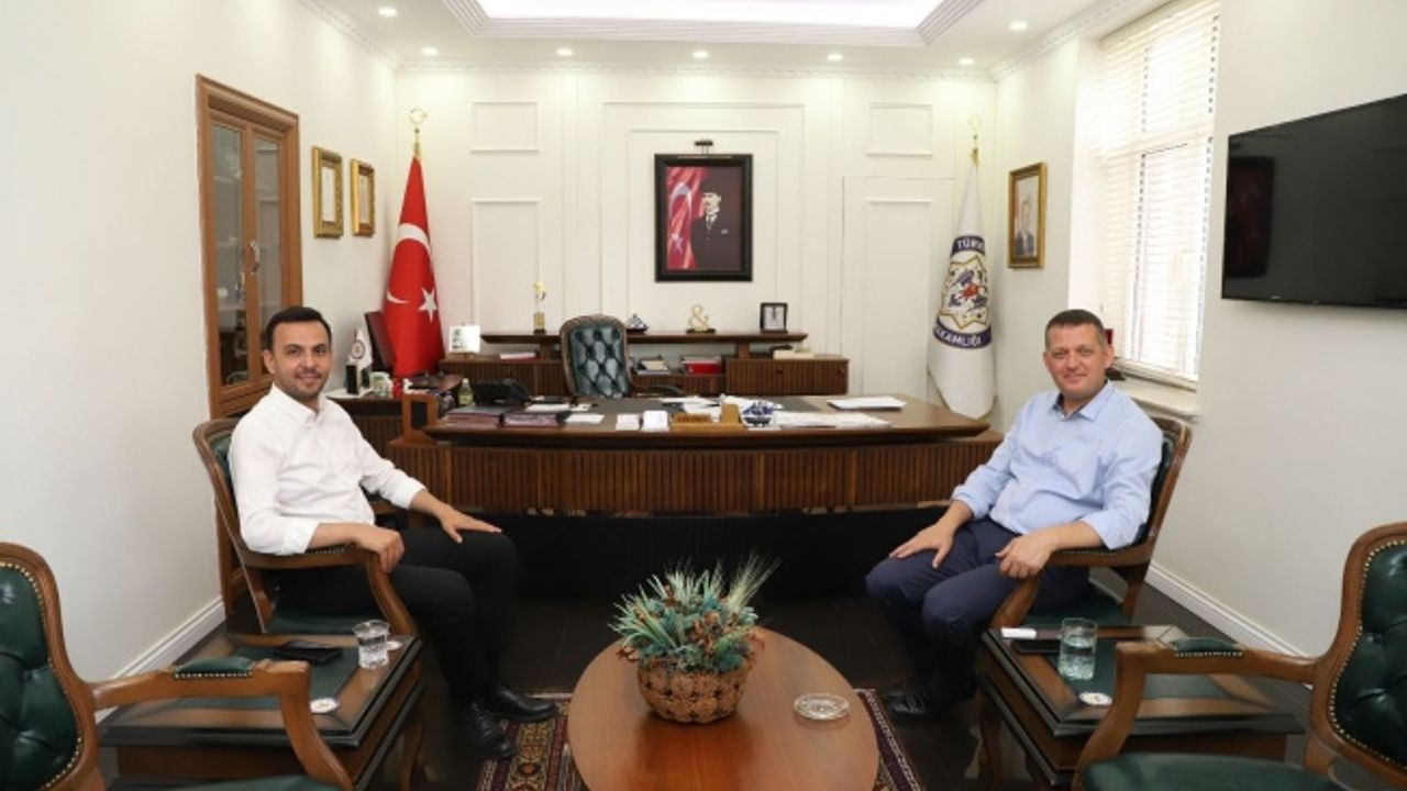 BAŞHEKİM GÜLER'DEN BAŞKAN TOKLU'YA ZİYARET