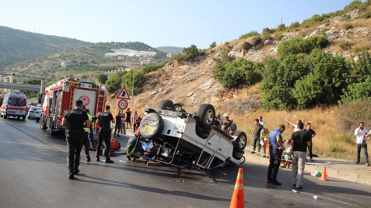 Alanya’daki kazada beton mikserinin sürücüsü tutuklandı