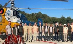 ALANYA'DA İKİ NOKTAYA HELİKOPTER KONUŞLANDIRILDI