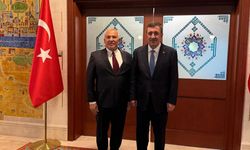 BAŞKAN ŞAHİN, CUMHURBAŞKANI YARDIMCISI YILMAZ'A PROJELERİNİ ANLATTI