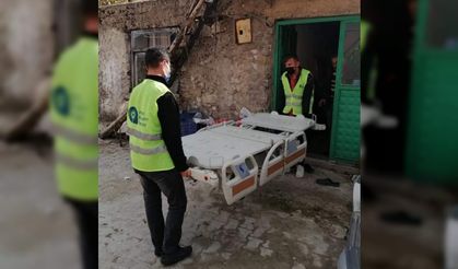 Büyükşehir’in hasta yatakları derman oluyor