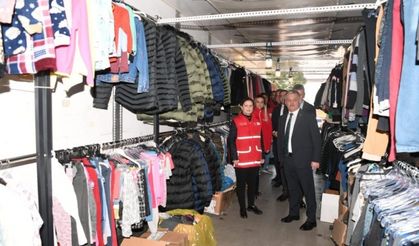 Gönül mağazaları depremzedenin ayağına gidiyor