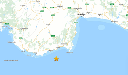 ANTALYA'DA DEPREM KORKUTTU