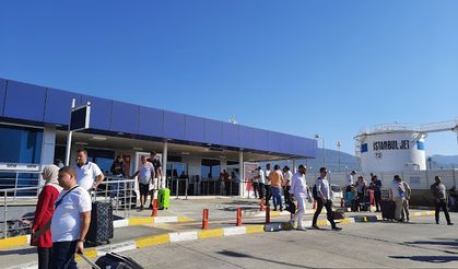 GAZİPAŞA HAVALİMANI REKOR KIRDI