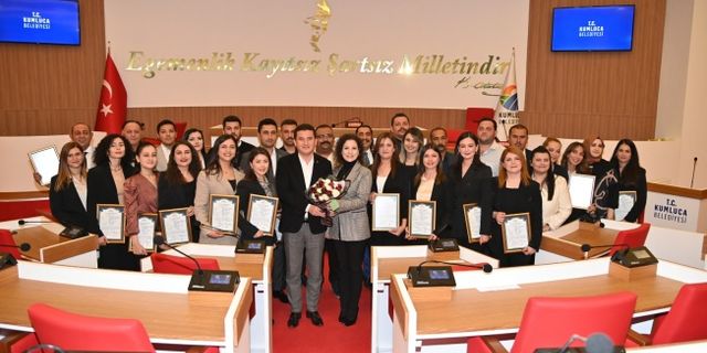 KUMLUCA BELEDİYESİ YENİ MEMURLARI YEMİN ETTİ