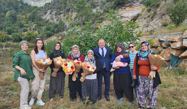 MÜDÜR RÜZGAR, KADIN ÇİFTÇİLERİ UNUTMADI