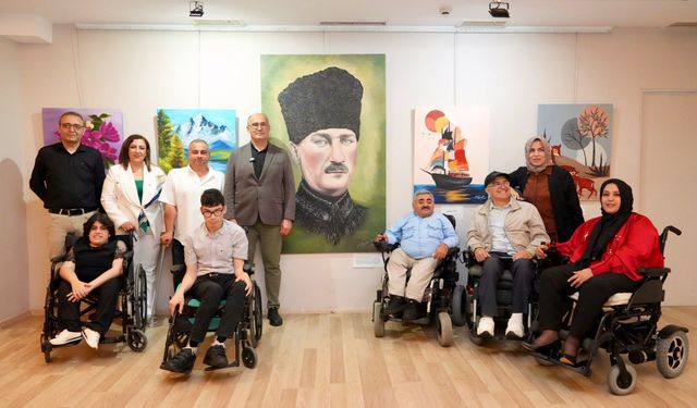 ALANYA’DA ENGELLER SANATLA AŞILDI