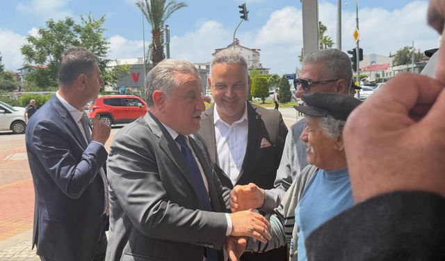 BAKAN BAK, GAZİPAŞA'DA VATANDAŞLARLA BULUŞTU
