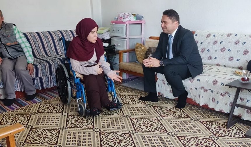 REKTÖR TÜRKDOĞAN'DAN ANLAMLI ZİYARET