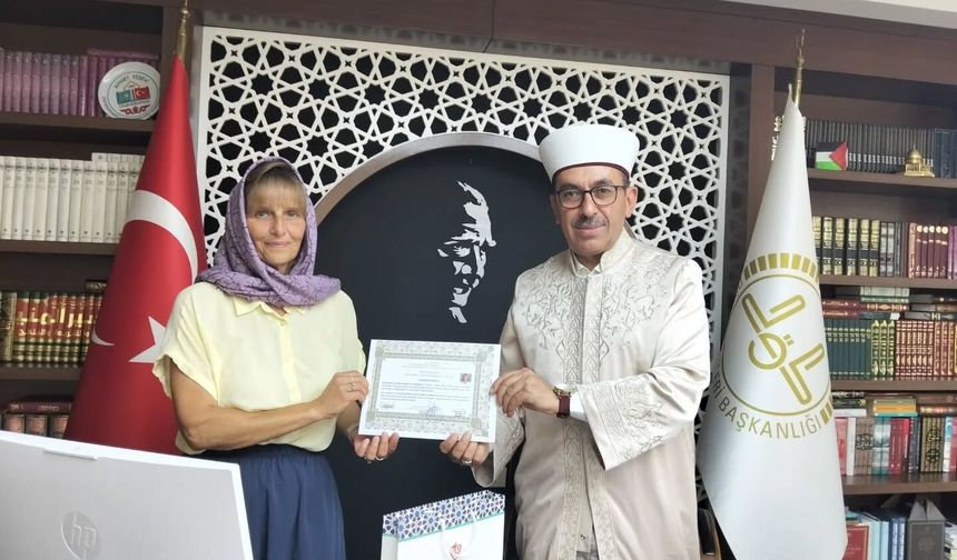 ALMAN VATANDAŞI MÜSLÜMAN OLDU