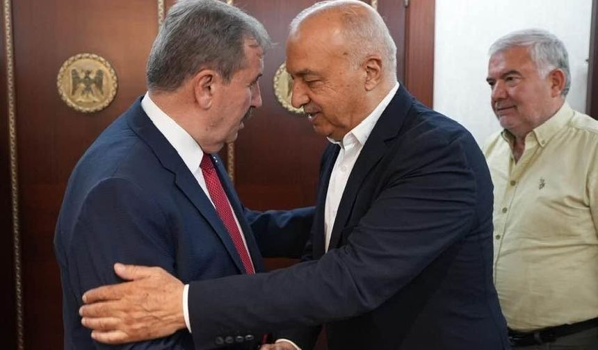 BBP LİDERİ DESTİCİ'YE ALANYA'DAN SÜRPRİZ ZİYARET
