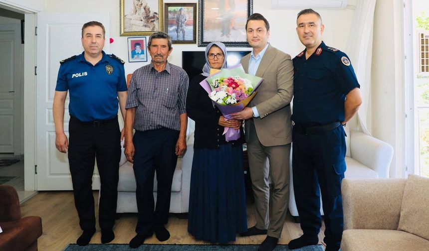 KAYMAKAM ÖZTÜRK'TEN ANLAMLI ZİYARET