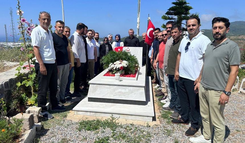 ALANYA MHP ŞEHİDİMİZİ UNUTMADI