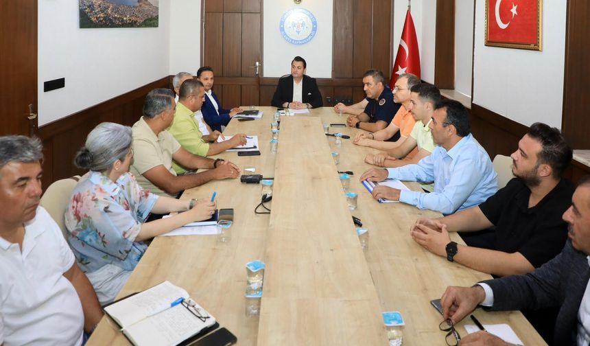 ALANYA'DA YANGIN ALARMI