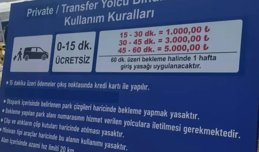 HAVALİMANINDA OTOPARK İSYANI