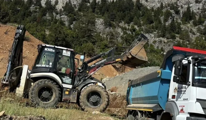 'ALANYA'NIN HER NOKTASINDA ÇALIŞMA VAR'